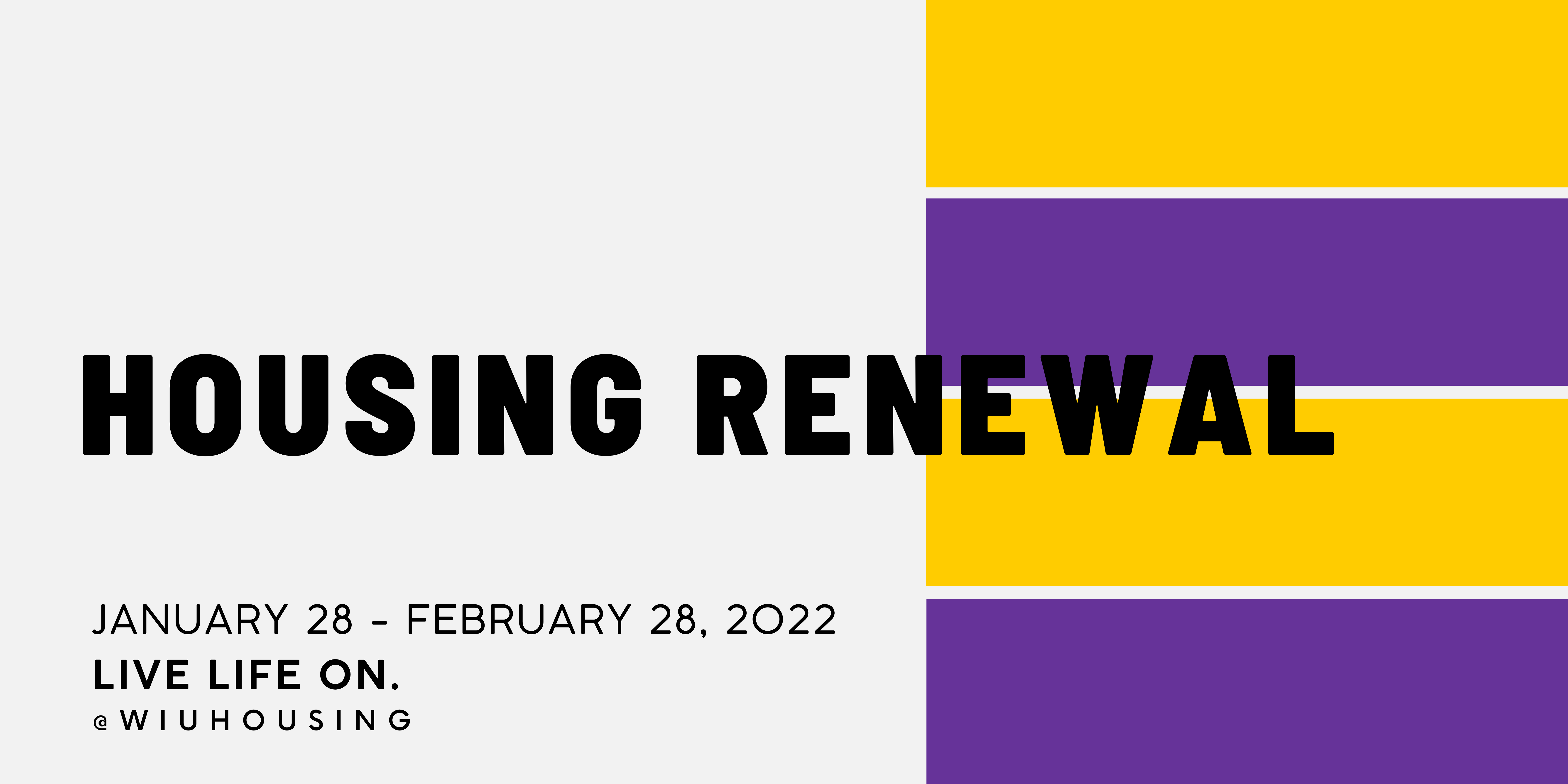 Housing Renewal Western Illinois University
